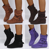 Women's Boots 40-43 Direct Autumn And Winter Sleeve Flat And Knight Boots