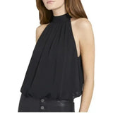 New Design Sleeveless Chiffon Beauty Shoulder French Hanging Neck Vest Women's