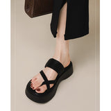 Bottom Pine Cake Slippers Wear A Hundred High-Inct Clip To Cool Beach Flip-Flops Women Wear High-End