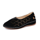 Spring New Large-Size Hollow Open Sleeker Single Shoes Light And Comfortable Simple Women's