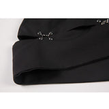 Women Y2k Mini Dress Holiday Party Sleeveless Sexy Dress Korean Black E-girl Vintage Female Elegant Fashion Design