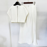 New Star Fashion Heavy Industry Shell Nails Set With Short Top Fishtail Half Skirt