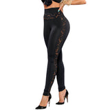 Summer Solid Color Lace Stitching Hip