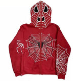 Zingj Autumn Hoodie Zipper Hoodie Loose Zipper Hoodie Skeleton Skeleton Print