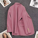 Zingj Spring And Autumn New Coffee Color Suit Coat Female A Button Casual Temperament Small Spring Suit