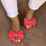 Cool Drag Women 2025 Summer New Bow Cool Drag Women Flat-Soled Popular