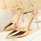 Shoes Patent Leather Heels 2022 Fashion Woman Pumps Stiletto Women Shoes Sexy Party Shoes Women High Heels 12