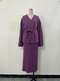 2025 New Southeast Asian Women's Knitted Sweater With A Dress Dress