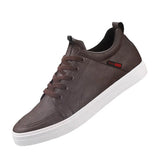 Walk Men's Shoes 2025 Autumn New High-Help Leisure Business Shoes Trend Canpermeable High-Bong Board