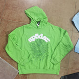 2025 Spoder Spider Web Print Hooded Hooded Hooded Hooded Casual Loose