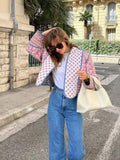 Women's Clothing Prints Two Sides Of The Cotton Jacket Cardigan Color Small Cotton Jacket Cotton Clothes Women
