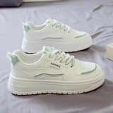 Version Of Small White Shoes Women's 2025 Summer New Leisure Sports Breathable Old Shoes Women's Thick-Soled High-Span