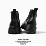 2025 New Youth Round Head Top Low Leg Foot Fashion Trend Chelsea Martin