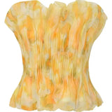 Sweet Wind Top 2025 Spring New Fresh And Comfortable Casual Fashion With A Word Shoulder Wood Ear To Wipe The