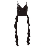 Zingj Summer New Women's Sweet And Spicy Department Youth Beautiful Girl Sling Wave Edge Small Vest-Outfit