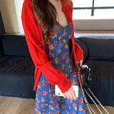 Spring And Autumn New Temperament Shows Thin Soft Silk Silk Wool Blending ~懒 Lazy Strap Hollow Knitted Open