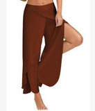 Waist Sports Fitness Yoga Wide Leg Color
