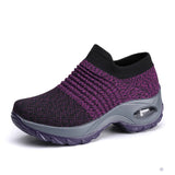 Explosion Women's Shoes Air Cushion Flying Sneakers Shoes Shoes Fashion Rocking Shoes Casual Shoes Socks