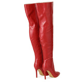 Fine And High-Heeling Bare Boots Fashion Outdoor Street Runway Runway Fashion Full