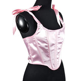 Sante-Faced Clove With Short Plastic Body Fish Bone Small Vest Babes Cute Pink