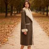 Women's Autumn And Winter New Double-Sided Two Sides Wearing A Long