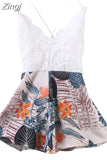 Summer Ladies Sexy V-Neck Sleeveless Jumpsuit Women Backless Bodycon Party Playsuit Fashion Casual Jumpsuit