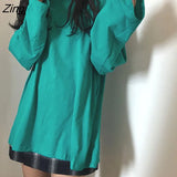 T-shirts Women Chic Candy Color Long Sleeve Solid Basic Fall Ladies Tops Korean Trendy Femme Tees O-Neck Футболка Simple