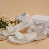 Summer New Large-Size Flat-Bottomed Magic Sandals Women Wear Simple And Comfortable