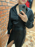 2023 Women Clothing Silk Shirt Vintage Blouse Women Sheer Top Women Long Sleeve Dress Shirt Loose Blouse Woman