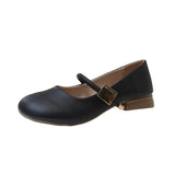 Mary Jane Shoes Soft Soles Of Shallow Single Shoes Spring New Small Fragrant Wind With Soft Soles Do Not Tired Women