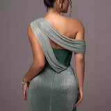Women's New Sexy Sleeveless Breast-Buttered Bow Repair Fishtail