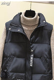 Women Sleeveless Jacket Fall Short Coat Women Waistcoat Female Body Warmer Ladies White Vest Witner Chalecos Para