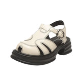 Baotou Sandals Women's New Empty Weaving Pig Nepenthes In The Summer Of