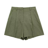 2025 New Women's Linen Blend, Vest, Vest And Shorts