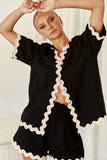 Zingj Spring 2024 New Women's Simple Fashion Short Shirt Casual
