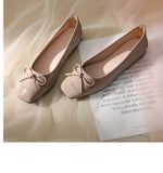 Flat-Soled Single-Shoe Women's Spring 2025 New French Small Fragrant Breeze Bare-Colored Soft-Skind Soft-Tailed Four-Season Evening