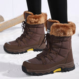 Cotton Boots Outdoor Women With Thick Thick Snow Boots Large Size Women's