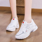 Dad Shoes Women In The Super Fire 2025 Autumn New Korean Version Of Fashion Leisure Sports Small White Shoes Breathable Net