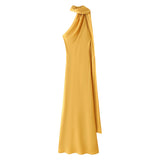 New Women's Fashion Simple Ribbon Hanging Neck-Laught Long