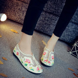 Zingj Shoes Flat Shoes Dance Shoes Summer Female Sandals Single Shoe Cloth Shoes Mesh Embroidered Hollow