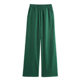 Fragrant Cotton Lint Neck Vest Set Of Women's Summer With Light Luxury High-End Trousers Two