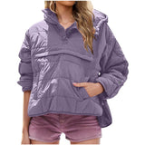 Autumn And Winter New Fashion Loose Long-Sleeved Hooded Cotton Jacket Warm