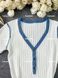 Autumn And Winter Elegant Leisure Knitted Dress V Collar Thin Fashion Commuting