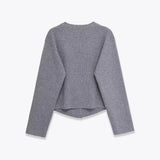 New Female Soft Button Coat 5039222 Soft Touch Wide Leg Pants