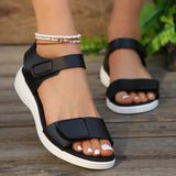 And Large-Size Low-Heeled Sandals 2025 Summer New Shoes Roman Beach Word Women