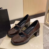 Small Leather Shoes Women 2025 New Autumn Retro British Style Lefford Shoes Jk Shoes Mary Jane Single