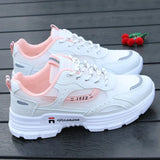 Dad Shoes Women In The Tide Of Spring And Summer New Mesh Shoes Flat Bottom Light Hollow Breathable Net Shoes Women's