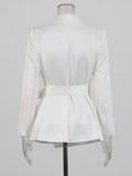 Light Luxury Two Sets Of 2025 Autumn New High-End Temperament Waist Solid Suit Women's