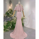 Engagement Dress Girl Light Extravagant Evening Dress Pink Toast Bridal Small Fishtail Senior Vocal