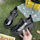And Summer 2025 JK Uniform Shoes To Increase The Thick Bottom Of The Student Mary Jane High-Heeled Retro Single Shoes